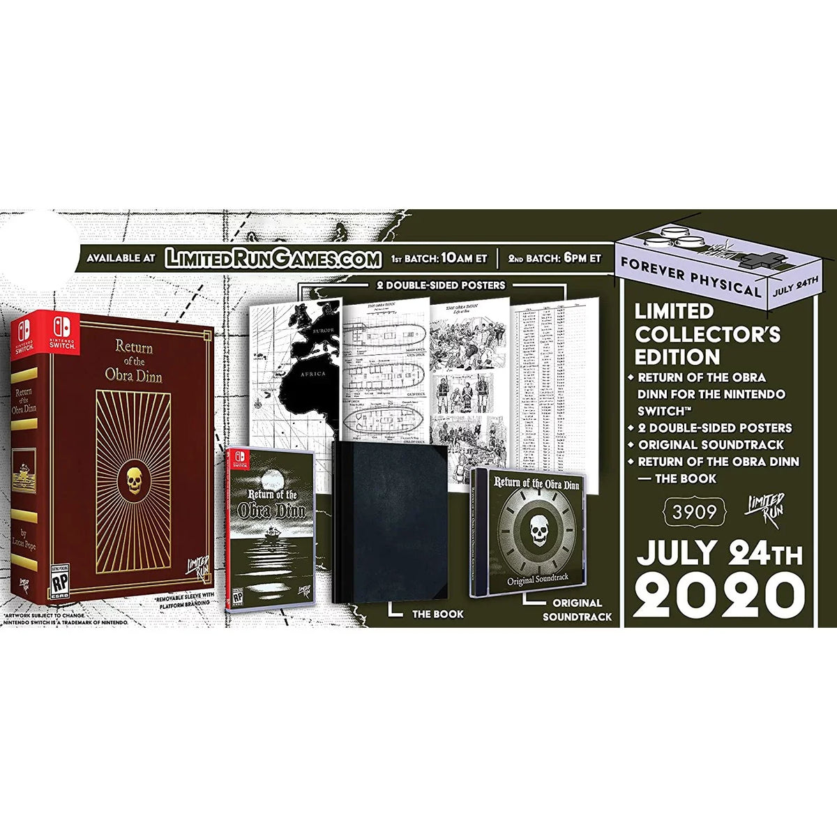 Return of The Obra Dinn Collector's Edition - Nintendo Switch (SW)