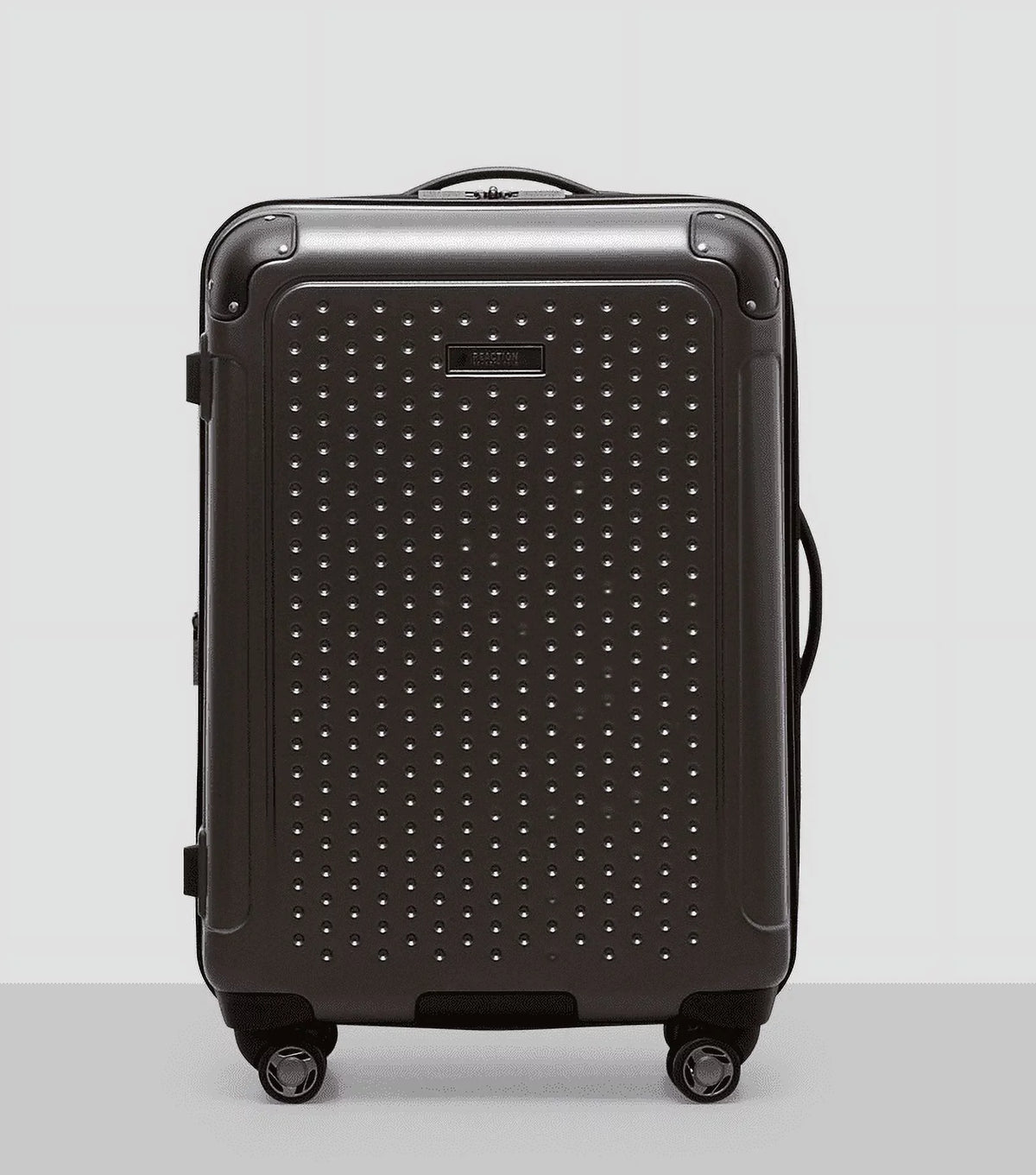 Kenneth Cole New York CHARCOAL 24 Inch Embossed Dot Hard Side Suitcase