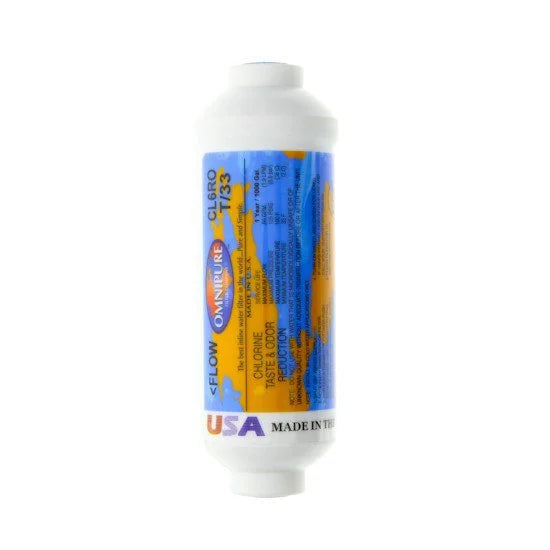 Package Of 3 Omnipure CL6ROT33-B GAC Inline Water Filter
