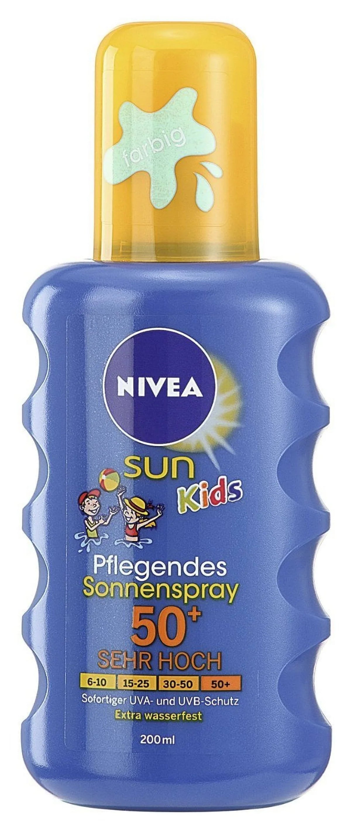 Nivea Sun Kids Moisturising Sun Spray 50+ Very High 200Ml