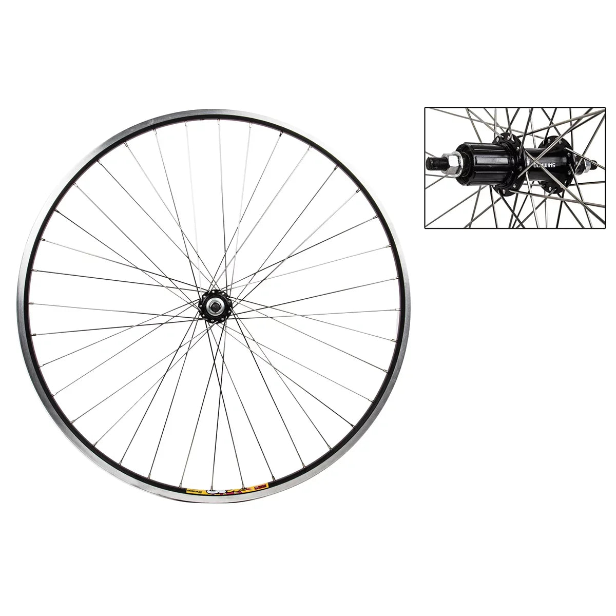 WM Wheel Rear 700x35 622x19 Wei Zac19 Bk Msw 36 Rm30 Bo Bk 135mm Dti2.0sl 8-10sc
