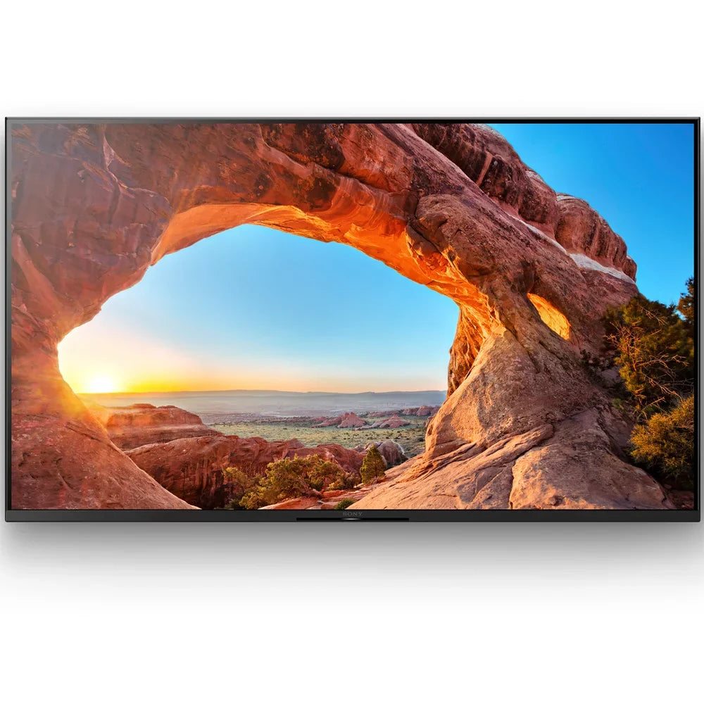 Sony KD43X85J 43 inch X85J 4K Ultra HD LED Smart TV 2021 Model Bundle with Deco Home 60W 2.0 Channel Soundbar, 37"-70" TV Wall Mount Bracket Bundle and 6-Outlet Surge Adapter