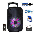 Befree Sound 8 in. Bluetooth Portable Party Speaker with USB, SD & Reactive Lights