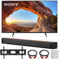 Sony KD43X85J 43 inch X85J 4K Ultra HD LED Smart TV 2021 Model Bundle with Deco Home 60W 2.0 Channel Soundbar, 37"-70" TV Wall Mount Bracket Bundle and 6-Outlet Surge Adapter