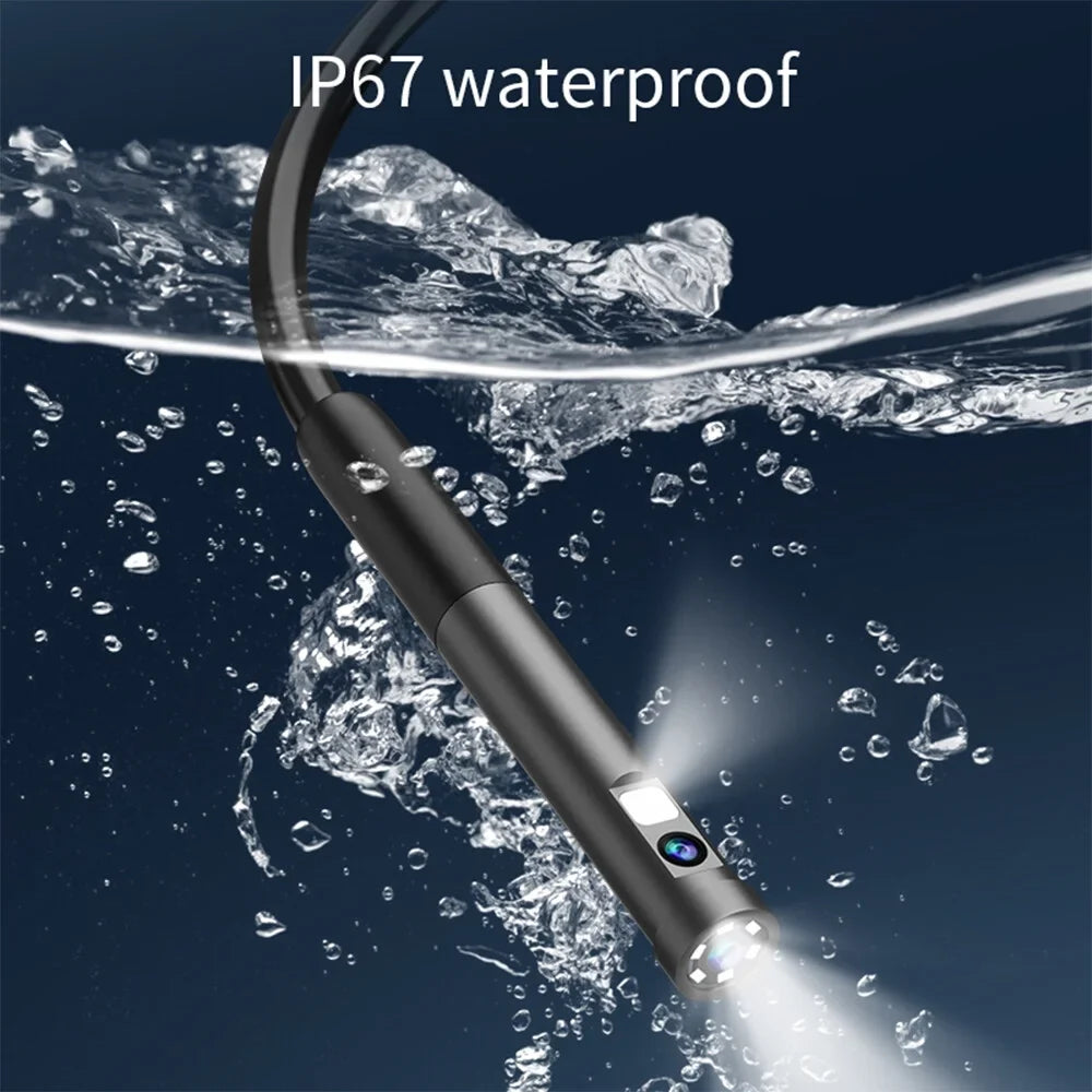 Type-C Endoscope Inspection Borescope Camera 7.9mm Built-in Adjustable LED Lights IP67 Waterproof for Android IOS Mobile Phone