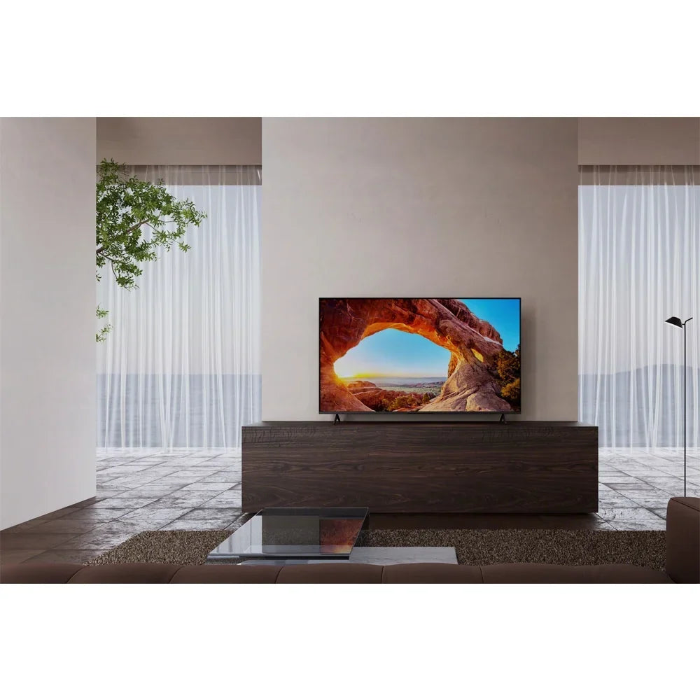 Sony KD43X85J 43 inch X85J 4K Ultra HD LED Smart TV 2021 Model Bundle with Deco Home 60W 2.0 Channel Soundbar, 37"-70" TV Wall Mount Bracket Bundle and 6-Outlet Surge Adapter