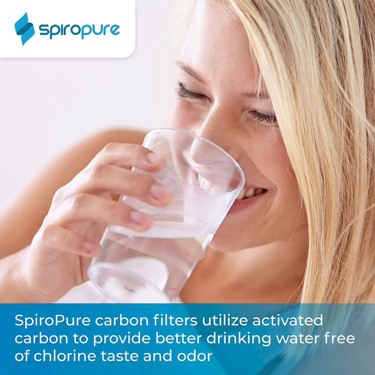 SpiroPure SP-EP-20 20 x 2.5 Inch Carbon Water Filter Replacement, 6 Pack