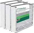 Filterbuy 20x25x5 MERV 8 Pleated HVAC AC Furnace Air Filters for Trion Air Bear, Generalaire, Skuttle, and Ultravation (3-Pack)