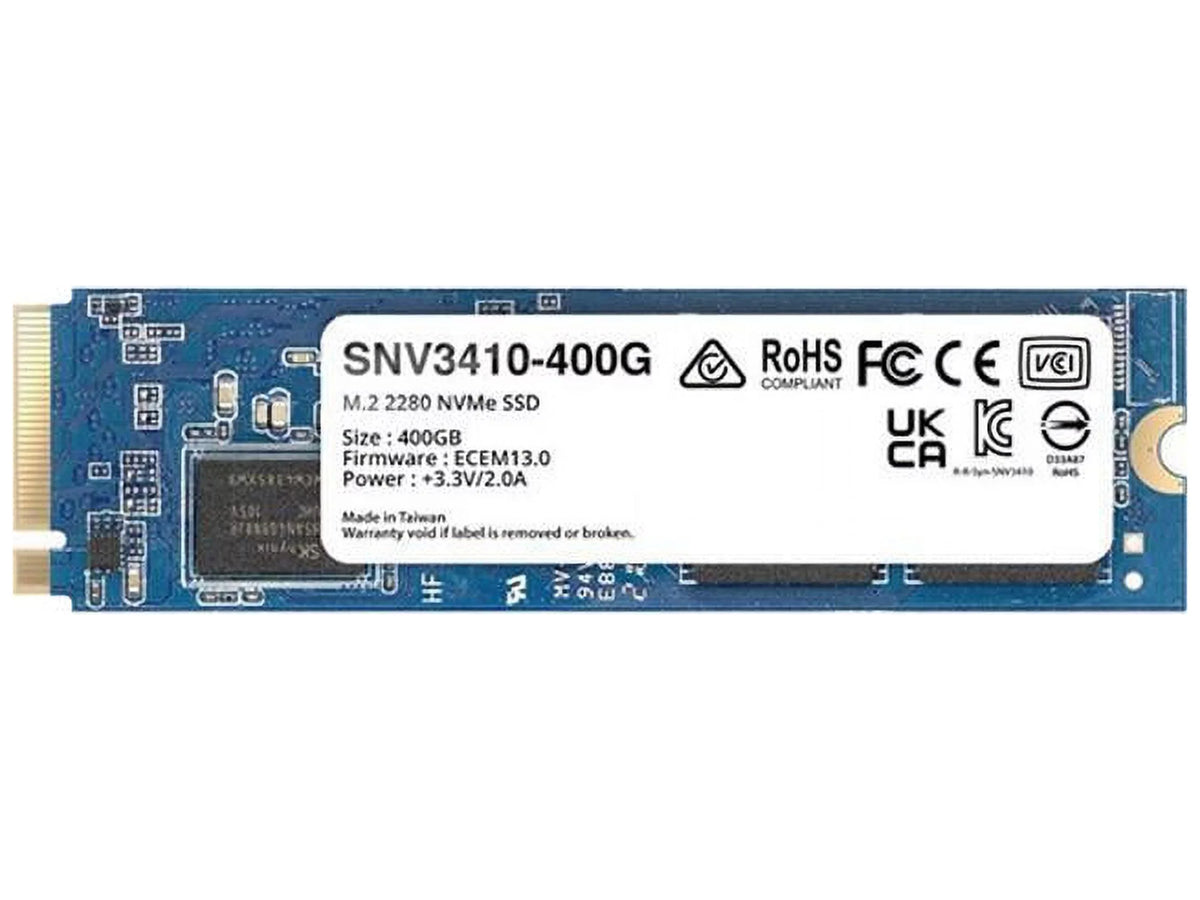 Synology SNV3410 M.2 2280 400GB PCI-Express 3.0 x4 Internal Solid State Drive (SSD) SNV3410-400G