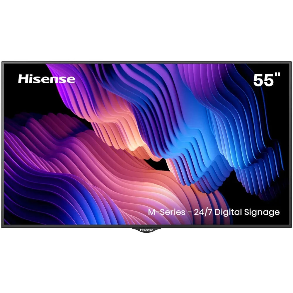 Hisense 55BM66AE-A000 55 in. M Series, UHD 4K 500 Nits Commercial 24 x 7 Digital Signage Display
