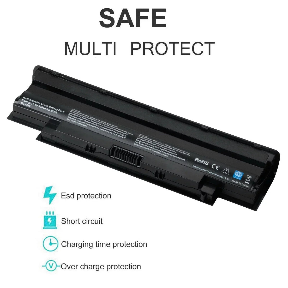Battery For Asus Inspiron N3110 N4110 N4120 N4050 N5110 N5020 N5030 N5040 N5050