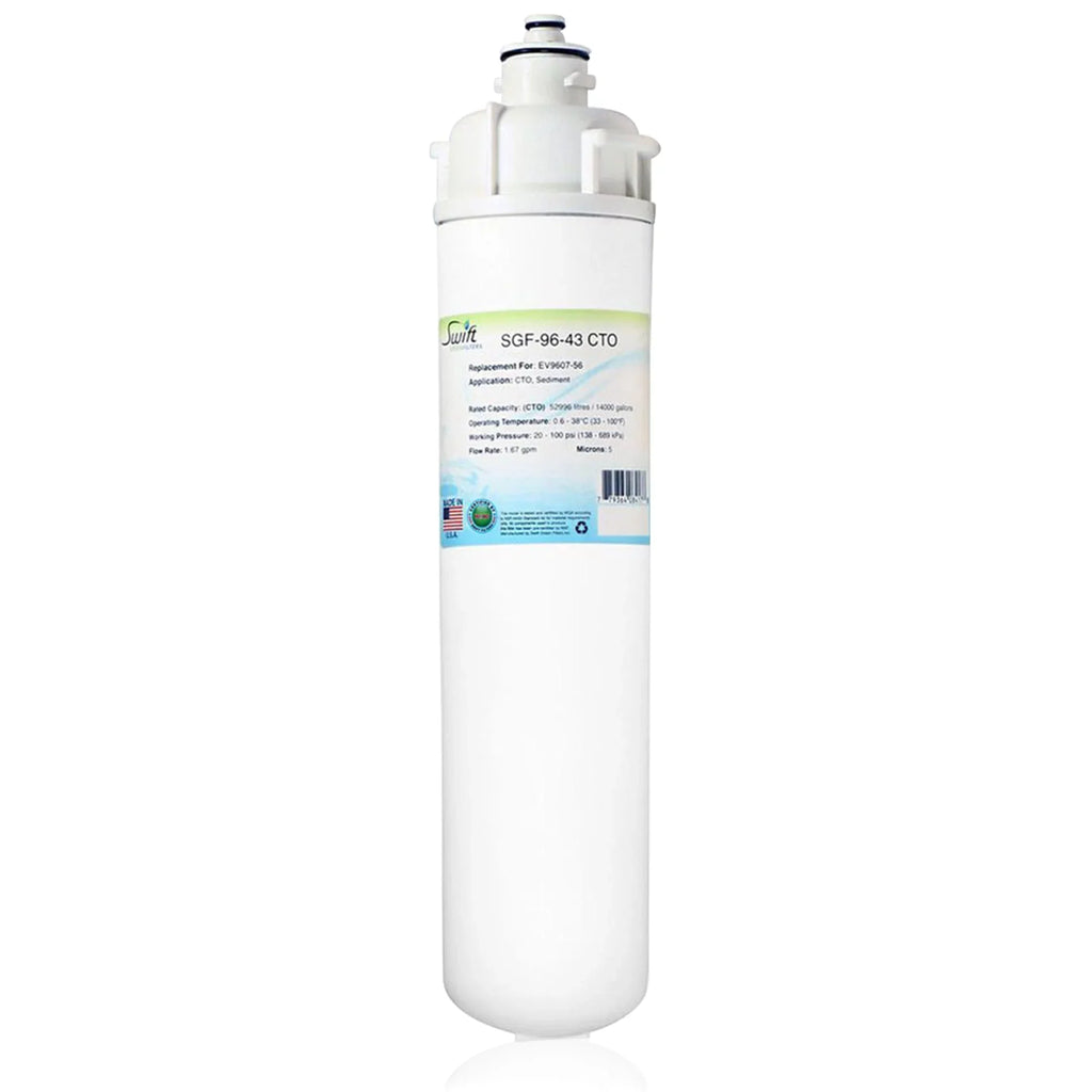 Swift Green Filters SGF-96-43 CTO Compatible Commercial Water Filter for EV9607-56, (Pack of 2)