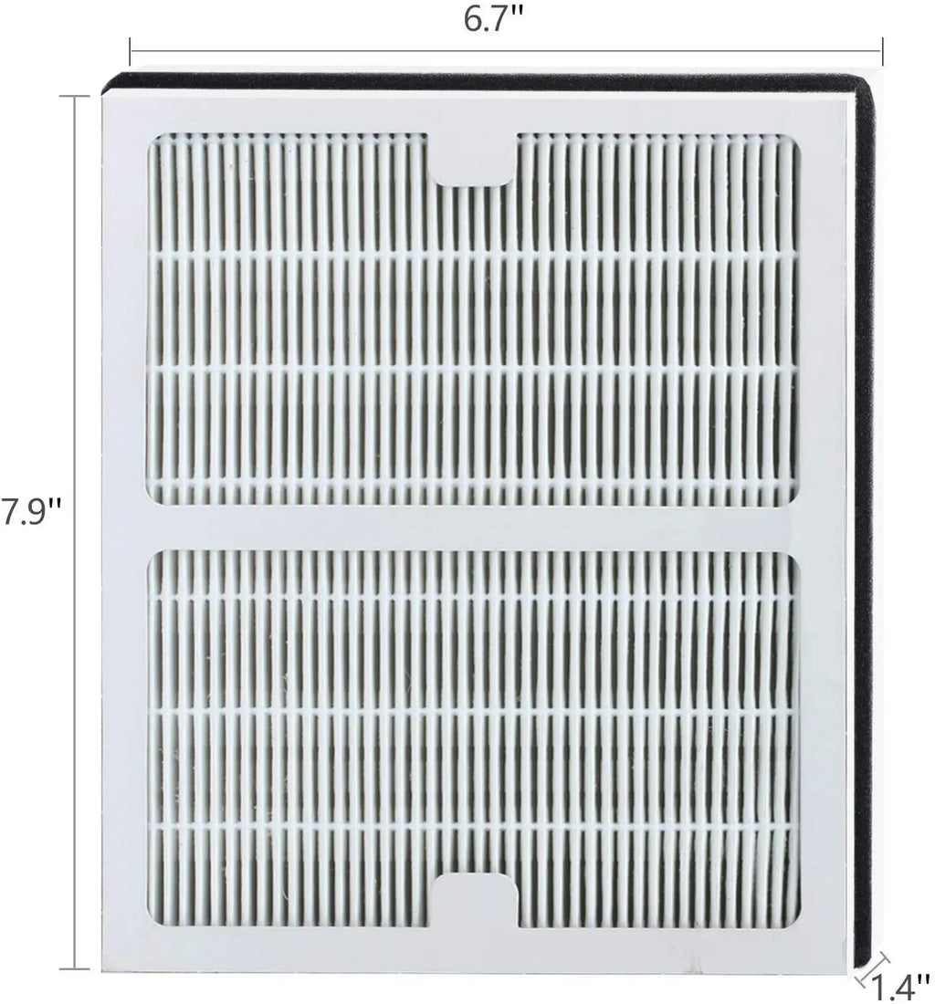FilledwithLove Compatible 1 Pack Idylis AC-2125, AC-2126, IAP-10-125, IAPC-40-140, IAP-10-150, IAP-10-050 HEPA & Carbon Filter Set