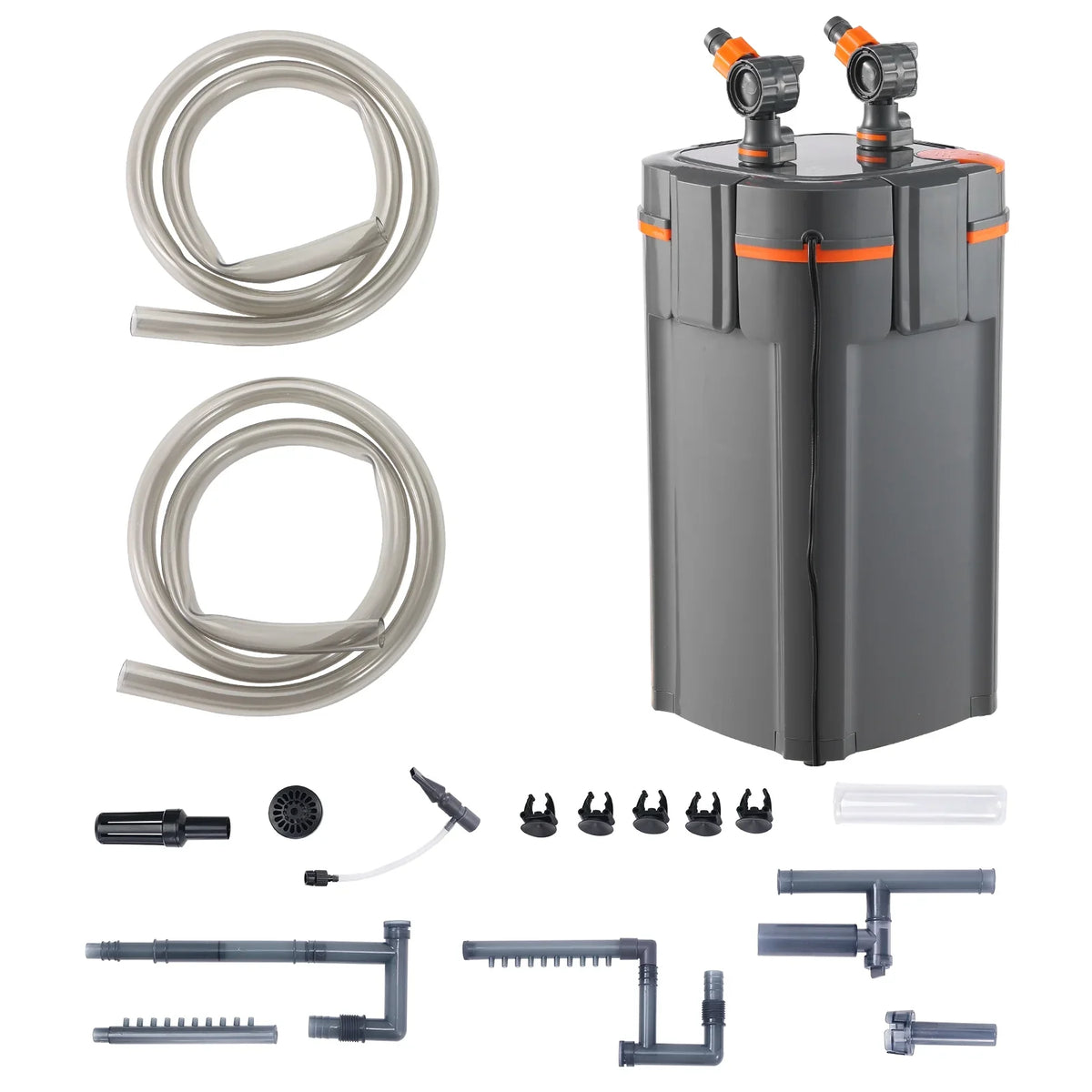 SKYSHALO 25w UV Lamp 235 Gallon Aquarium Canister Filter Fish Tank Quiet