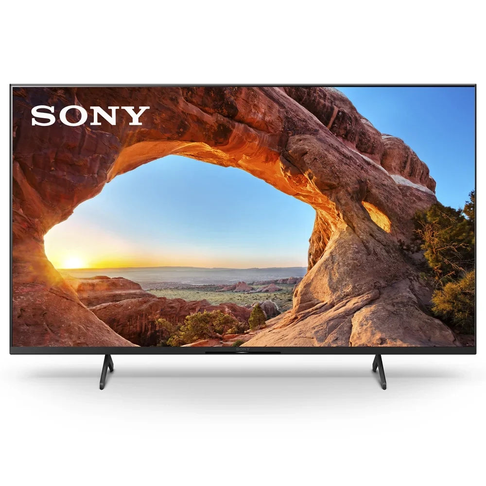 Sony KD43X85J 43 inch X85J 4K Ultra HD LED Smart TV 2021 Model Bundle with Deco Home 60W 2.0 Channel Soundbar, 37"-70" TV Wall Mount Bracket Bundle and 6-Outlet Surge Adapter