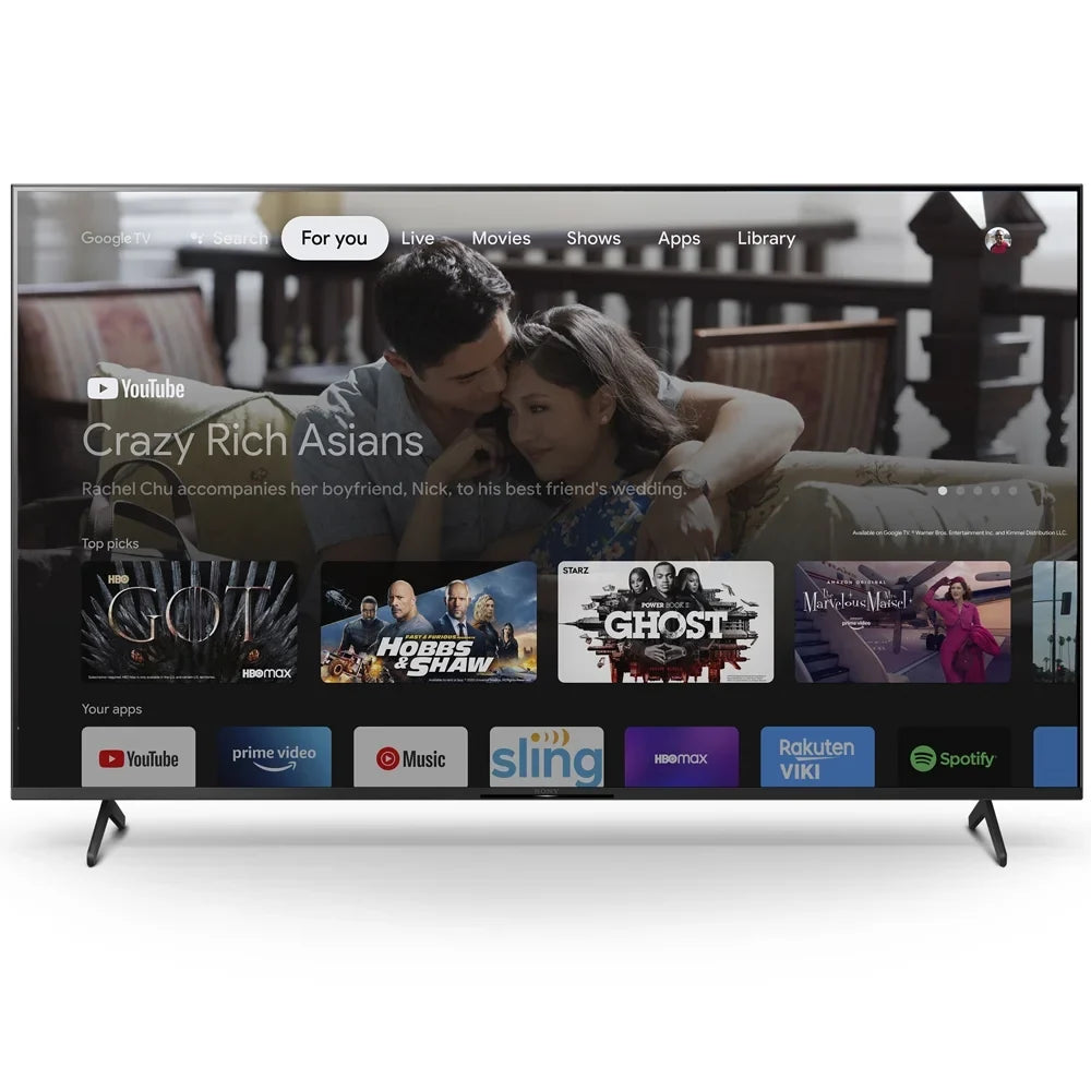 Sony KD43X85J 43 inch X85J 4K Ultra HD LED Smart TV 2021 Model Bundle with Deco Home 60W 2.0 Channel Soundbar, 37"-70" TV Wall Mount Bracket Bundle and 6-Outlet Surge Adapter