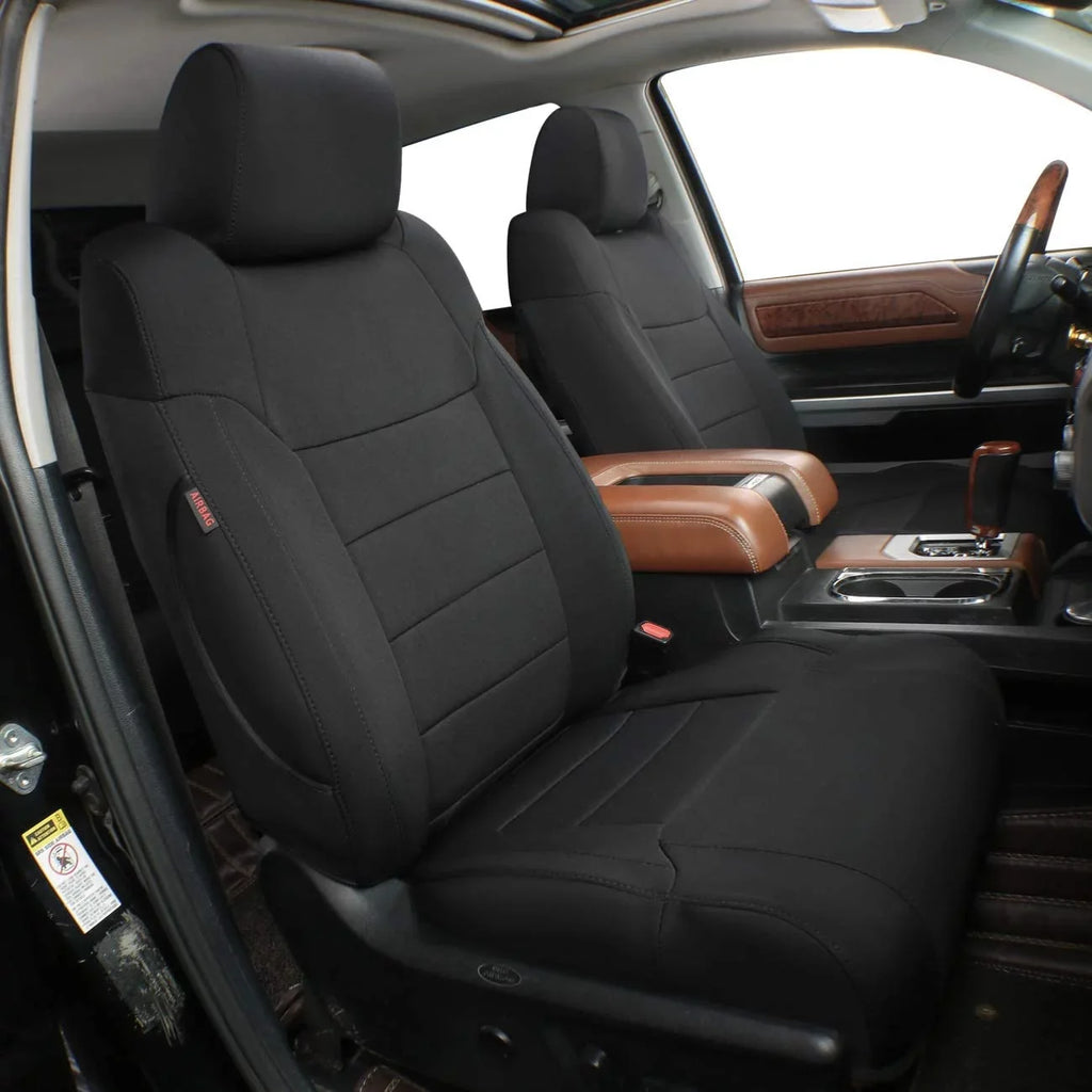 EKR Custom Fit Taos Car Seat Covers for Volkswagen Taos S SE 2022 2023 -Full Set Neoprene Auto Seat Covers(Black)