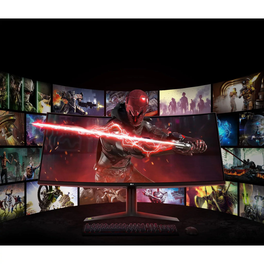 LG UltraGear 38GN95B-B 37.5" Nano IPS 1ms QHD (3840 x 1600) 144Hz (160Hz Overclock), DisplayHDR 600, NVIDIA G-Sync Compatibility Curved Gaming Monitor