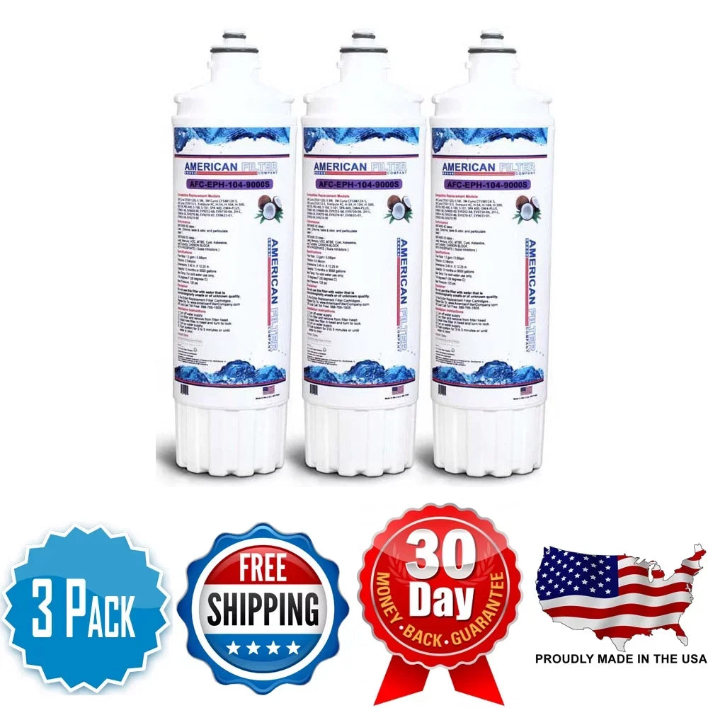 AFC Brand , Water Filters , Model # AFC-EPH-104-9000S , Compatible with Follett® MCC400A - 3 Filters - Made in U.S.A.