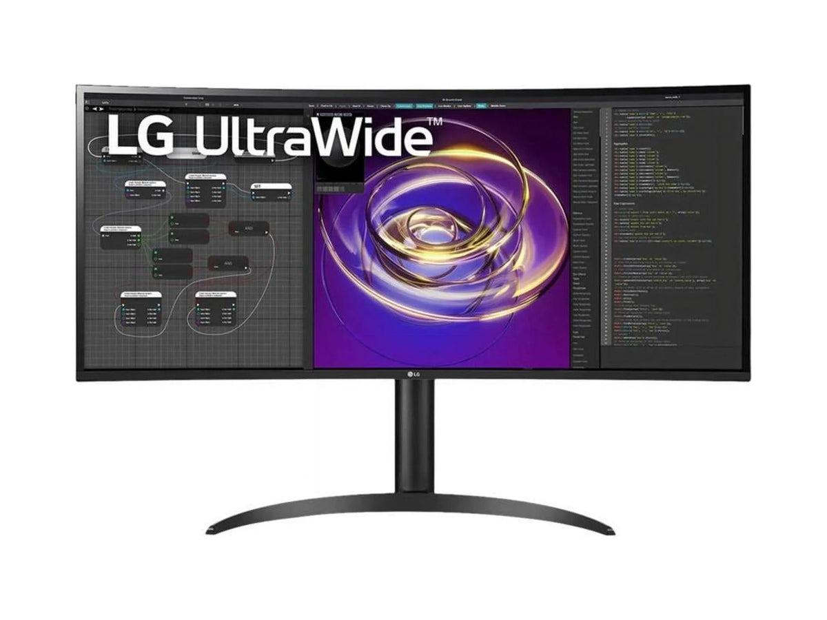 LG Ultrawide 34BP85CN-B 34" UW-QHD Curved Screen Edge LED Gaming LCD Monitor - 21:9 - Glossy Black, Black Hairline, Textured Black - 34" Class - In-plane Switching (IPS) Technology - 3440 x