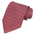 Pre-Owned Hermes HERMES Tie H Red Men's (Like New)