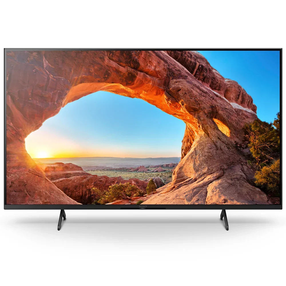 Sony KD43X85J 43 inch X85J 4K Ultra HD LED Smart TV 2021 Model Bundle with Deco Home 60W 2.0 Channel Soundbar, 37"-70" TV Wall Mount Bracket Bundle and 6-Outlet Surge Adapter