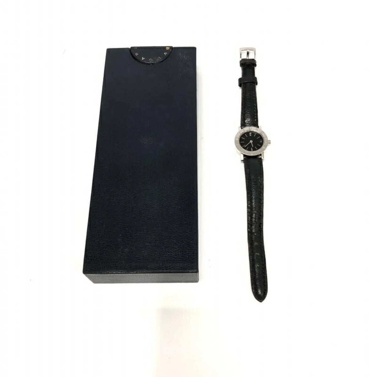 Pre-Owned BVLGARI BB23SLD quartz watch black (Good)