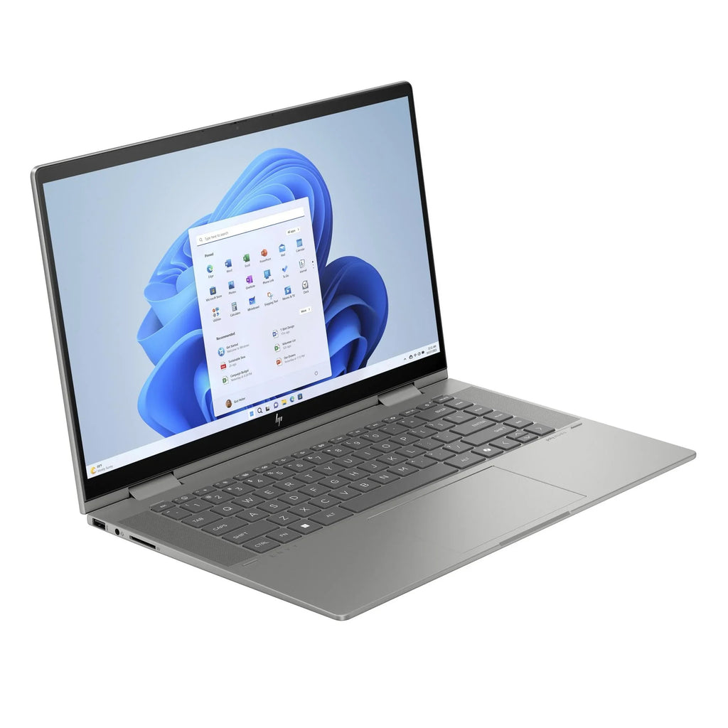 HP ENVY x360 15-FE1057NR 15.6" FHD Touchscreen Computer Intel Core Ultra 7 155U, 16GB LPDDR5, 512GB SSD, OS 11 Home, Mineral silver, 9R1M2UA#ABA