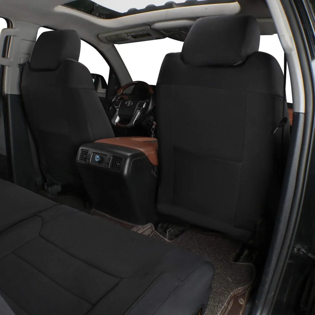 EKR Custom Fit Taos Car Seat Covers for Volkswagen Taos S SE 2022 2023 -Full Set Neoprene Auto Seat Covers(Black)