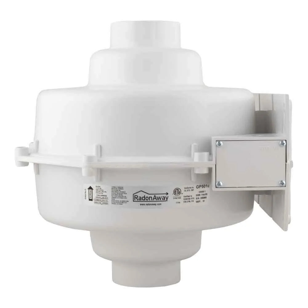 RadonAway 23005-1 GP501 Radon Mitigation Fan, 3"